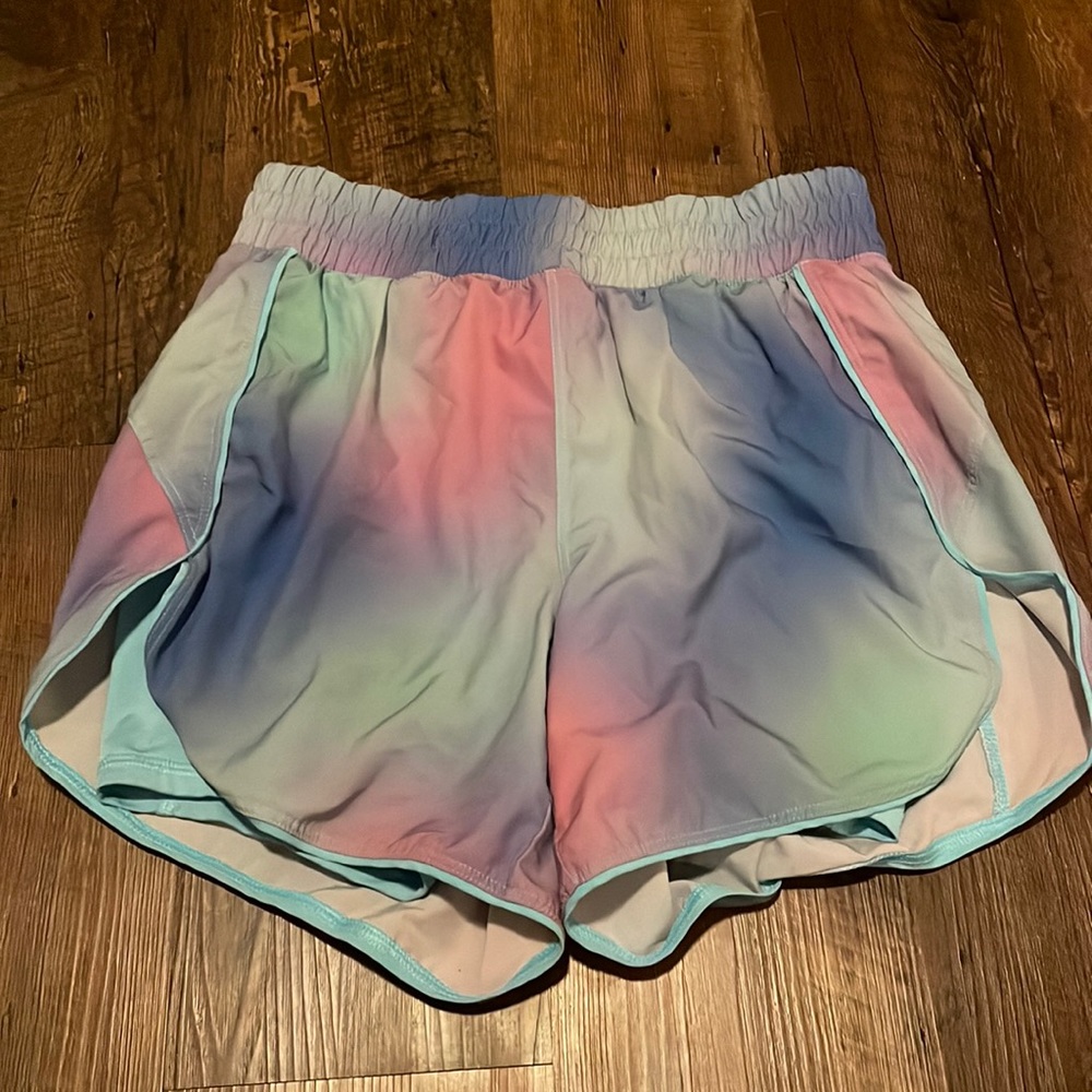 Colored athletic shorts
